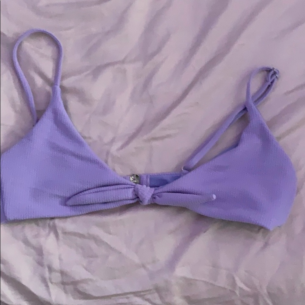 purple shein bikini top